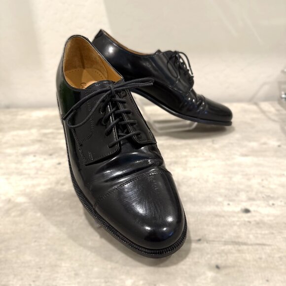 Cole Haan Caldwell Black Leather Oxford Cap Toe Lace Up 08330 Men's Size 10D - Picture 4 of 12